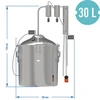 30 L classic Convex still - 2 clarifiers - 9 ['Browin still', ' modular stills', ' still with clarifiers', ' modular still', ' clarifiers for stills', ' pure distillate', ' kit for distilling', ' convex lid', ' convex lid', ' distillation container with lid', ' distillation kit', ' expandable distillation kit', ' distillation on various heat sources']
