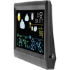 Electronic weather station - wireless, with sensor, black - 4 ['wireless weather station', ' outdoor and indoor temperature measurement', ' humidity measurement', ' weather station with calendar', ' weather station with alarm clock', ' accurate weather station', ' weather station', ' electronic weather station', ' universal weather station', ' perfect weather forecast device', ' temperature control', ' weather assistant', ' humidity sensor', ' hygrometer', ' barometer', ' atmospheric pressure measurement', ' weather assistant', ' moon phases', ' gift idea', ' trends', ' weather station with colour display']