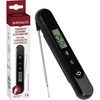 Manually charged electronic kitchen thermometer - 5 ['electronic thermometer', ' food thermometer', ' cooking thermometer', ' manual thermometer', ' manually charged thermometer', ' precision thermometer with probe', ' accurate thermometer for cooking', ' battery-free thermometer', ' thermometer for frying']