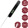 Manually charged electronic kitchen thermometer - 7 ['electronic thermometer', ' food thermometer', ' cooking thermometer', ' manual thermometer', ' manually charged thermometer', ' precision thermometer with probe', ' accurate thermometer for cooking', ' battery-free thermometer', ' thermometer for frying']