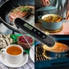 Manually charged electronic kitchen thermometer - 9 ['electronic thermometer', ' food thermometer', ' cooking thermometer', ' manual thermometer', ' manually charged thermometer', ' precision thermometer with probe', ' accurate thermometer for cooking', ' battery-free thermometer', ' thermometer for frying']