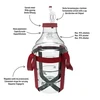 Unbreakable Demijohn - 20 L with braces - 4 ['demijohns', ' shatterproof demijohns', ' 20l demijohns', ' beer container', ' beer demijohns', ' fermenter', ' fermentable', ' unbreakable demijohns', ' wide mouth demijohns', ' balloon holder']