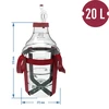 Unbreakable Demijohn - 20 L with braces - 7 ['demijohns', ' shatterproof demijohns', ' 20l demijohns', ' beer container', ' beer demijohns', ' fermenter', ' fermentable', ' unbreakable demijohns', ' wide mouth demijohns', ' balloon holder']